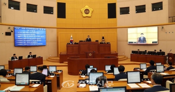 17일 대전시의회가 제241회 임시회를 개회하고 올해 첫 회기일정에 돌입했다.(사진=대전시의회 제공)