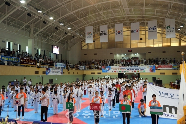 지난해 대전mbc배 국제오픈태권도대회 모습. (사진=서천군 제공)
