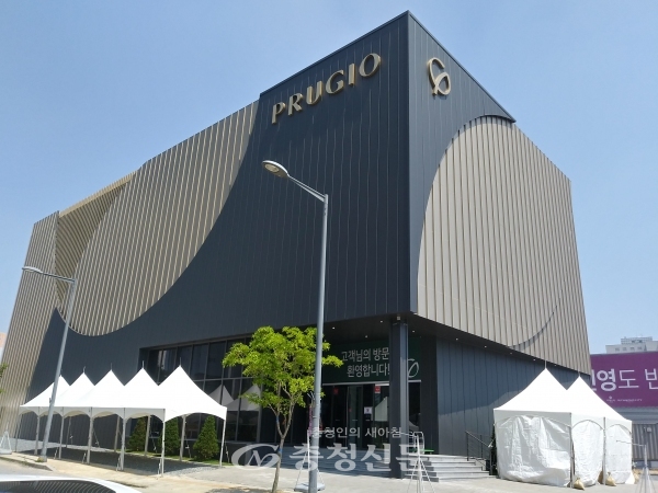‘중촌 푸르지오 센터파크’가 모델하우스를 14일 오픈하고 분양에 들어갈 예정이다. (사진=김용배 기자)