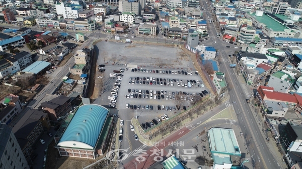 제천 (구)동명초등학교 부지 항공사진 (사진=제천시 제공)