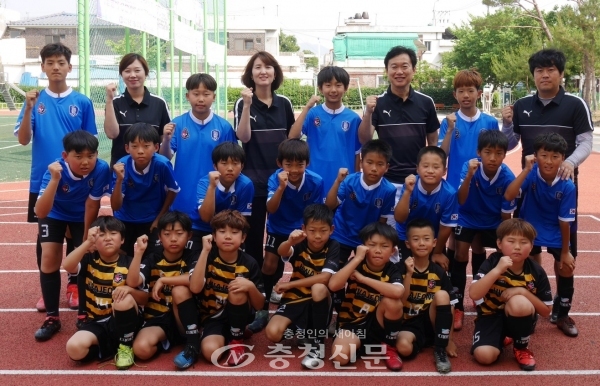 대전시 자매도시인 선양에서 개최되는 국제 유소년 축구대회에 참가하는 화정FC 선수단.(사진=대전시 제공)