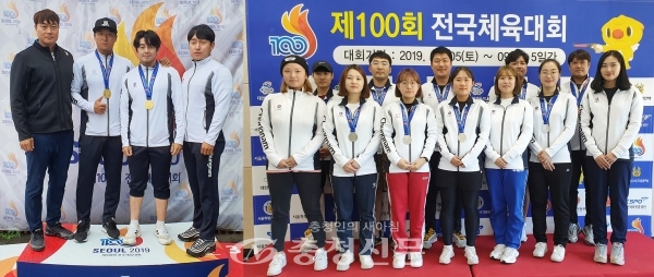 서산시청 사격팀과 카누팀이 제100회 전국체육대회에서 총 4개의 메달을 획득했다. (사진=서산시 제공)