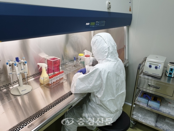 대전시보건환경연구원은 지난 9월부터 인플루엔자 실험실감시를 시작한 이후 지난주 의뢰된 검체에서 대전지역 첫 계절 인플루엔자 바이러스를 검출(H3N1)했다.(사진=대전보건환경연구원 제공)