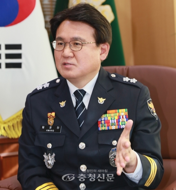 내년 총선 출마 의지를 굳힌 황운하 대전지방경찰청장. (사진=충청신문DB)