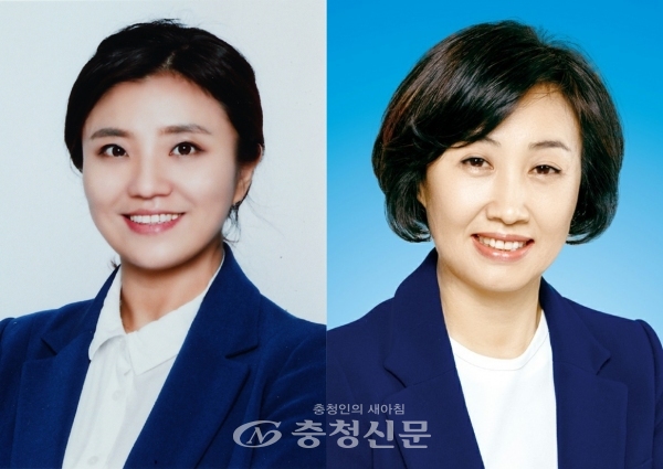 (왼쪽부터) 김소연 대전시의원, 채계순 대전시의원.