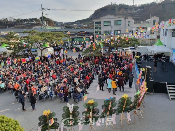 제천시 봉양읍 주포리 일대에서 열린 제1회 봉양 박달 콩 축제 개막 장면 (사진=제천시 제공)