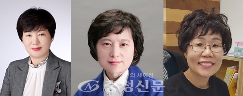 제17회 대전 여성상 수상자. 사진 왼쪽부터 김나영, 전혜련, 송옥진씨.(사진=대전시 제공)