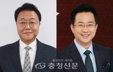 주형철(왼쪽) 청와대 경제보좌관과 박성준 JTBC 아나운서. (사진=충청신문DB)
