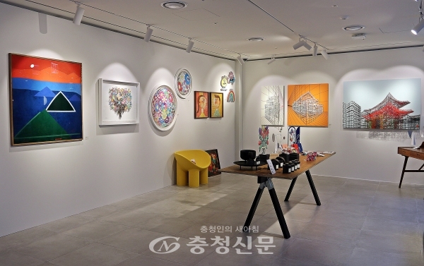 메종갤러리아 1층 전시공간에 오픈한 프린트 베이커리 매장 모습 (사진=한화갤러리아타임월드 제공)