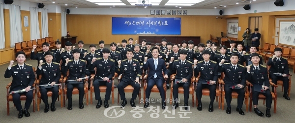 대전시는 3일 신규 소방공무원 31명에 대한 임용식을 개최했다.(사진=대전시 제공)