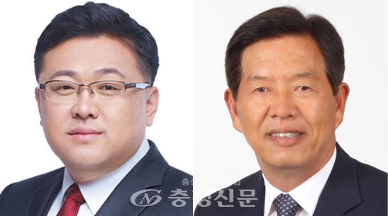 (왼쪽부터) 이상훈, 조성룡 단양군 의원.