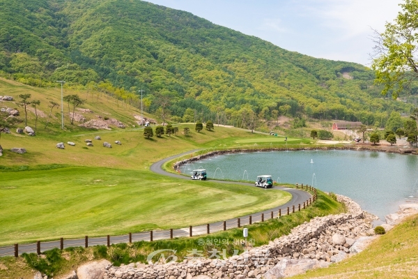 지난해 6월 개장한 에듀팜 골프장 모습. (사진=증평군 제공)