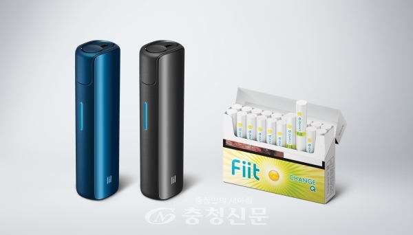 궐련형 전자담배 '릴 솔리드 2.0'과 전용스틱 '핏 체인지 Q'.(사진=KT&G 제공)