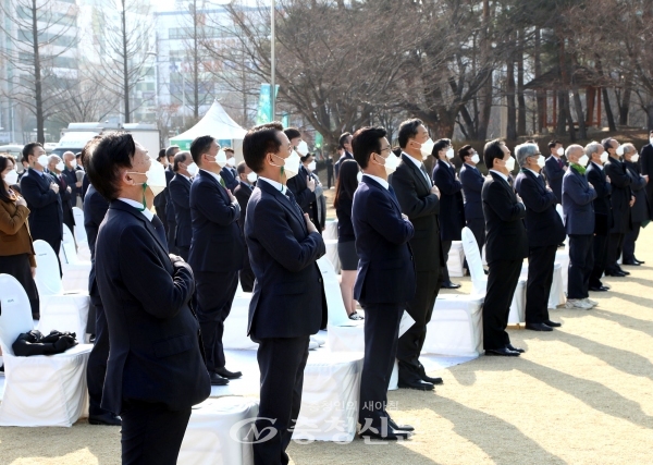 대전시교육청은 8일 대전시청 남문광장에서 개최되는 '제61주년 3·8 민주의거 기념식'에 대전지역 고등학생 20여 명과 학교장이 참여했다고 밝혔다. (사진=대전교육청 제공)