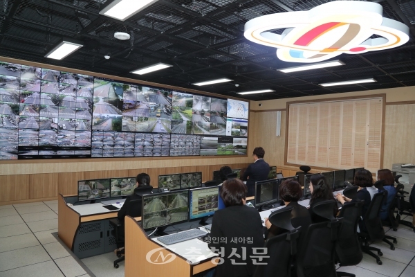 당진시 CCTV 통합관제센터 모습 (사진=당진시 제공)