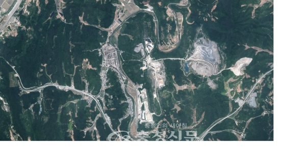 폐기물 매립장 설치가 계획된 강원도 영월군 쌍용리 일원 (네이버 지도)