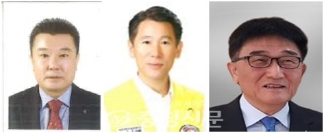 제천시민대상 수상자 (사진 좌측으로부터 이건희, 김진환, 윤종섭)