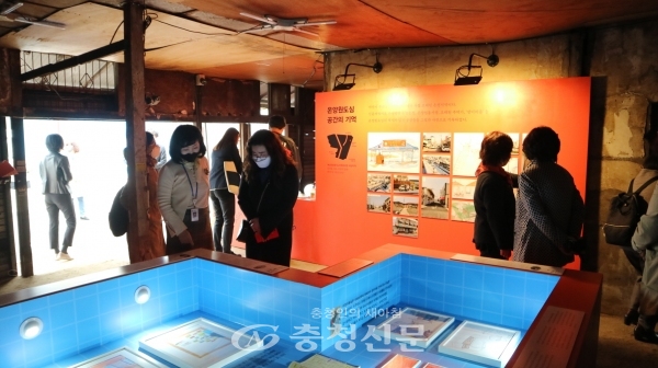 아산 여성 아카이브 프롤로그展 전시관 모습(사진=아산시 제공)