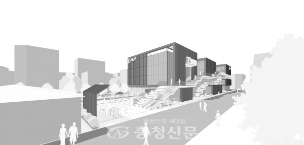 대전시는 대전창조경제혁신센터와 추진 중인 대전 스타트업파크 앵커건물 설계공모에 ㈜디앤비건축사사무소와 ㈜신화엔지니어링종합건축사사무소가 공동제안한‘링크-업 큐브’가 당선작으로 선정됐다고 26일 밝혔다.(사진=대전시 제공)