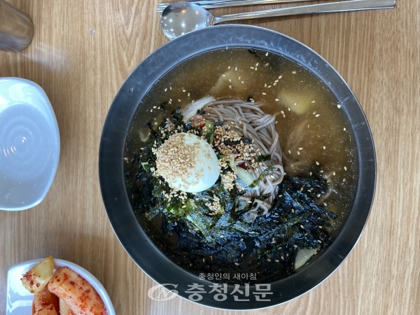 대전 한 식당의 냉면. (사진=한은혜 기자)