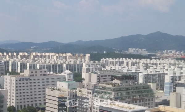5월 1주 대전 아파트 매매가격 변동률이 0.34% 상승, 오름폭이 전주(0.28%)보다 확대됐다. (사진=충청신문DB)