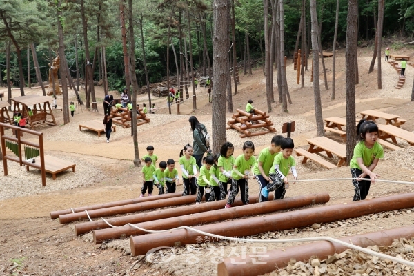 서산 부춘산 유아숲 체험원 모습(서산시 제공)