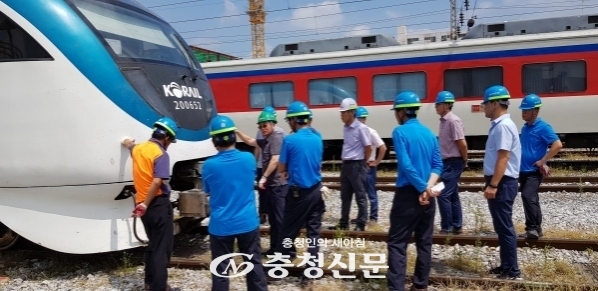(구)코레일 충북본부 제천차량사업소 정비기술교육 장면 (사진=충청신문 DB)