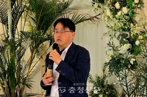 ▲축사를 하고 있는 장혁 천안시의원