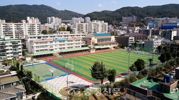 ▲ 대전가양중학교 전경. 