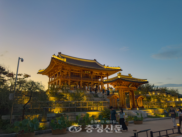 국립세종수목원 야간개장 모습 (국립세종수목원 제공)