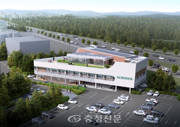 오는 10월 개원 예정인 논산공공산후조리원 조감도.