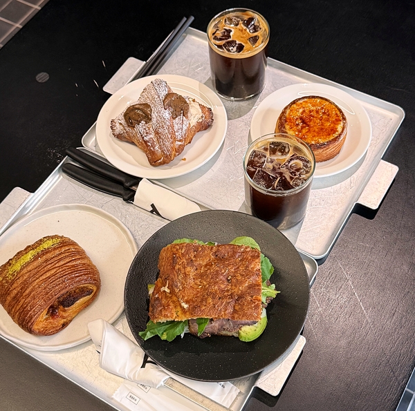 파이가든에서 빵순이 기자가 먹은 빵들 (사진=김해인 기자)