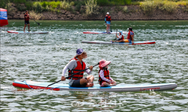 단양 레이크파크 페스티벌 축제장 (사진=김해인 기자)