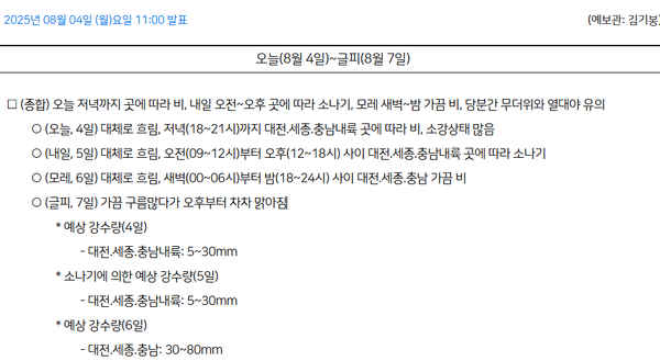  기상청 날씨누리