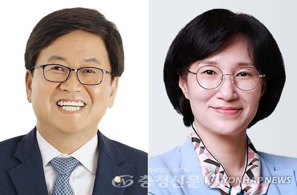 ▲최교진 교육부 장관 후보자(왼쪽)와 원민경 여성가족부 장관 후보자. (사진=대통령실 제공)