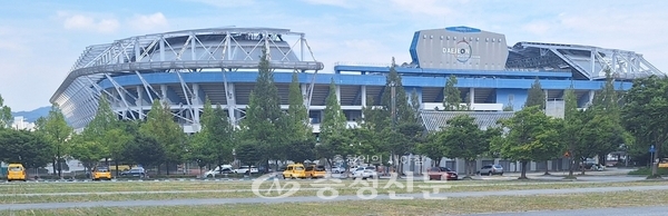 ▲대전월드컵경기장 주차장. (사진=대전시 제공)