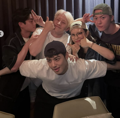  차은우가 군대 가기 전 게시한 인스타그램 게시물 (사진=차은우 SNS)