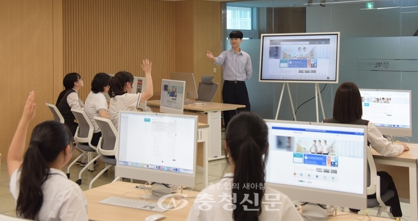 대전여자상업고 수업 모습. (사진=대전여자상업고 제공)